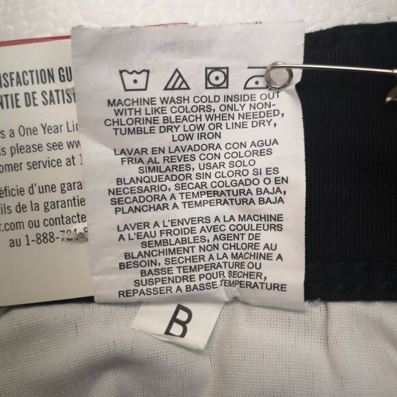 NWT Wrangler 5 Star Premium Epic Soft Men's Size 36/10 Plain Black Cargo Shorts - Picture 10 of 12